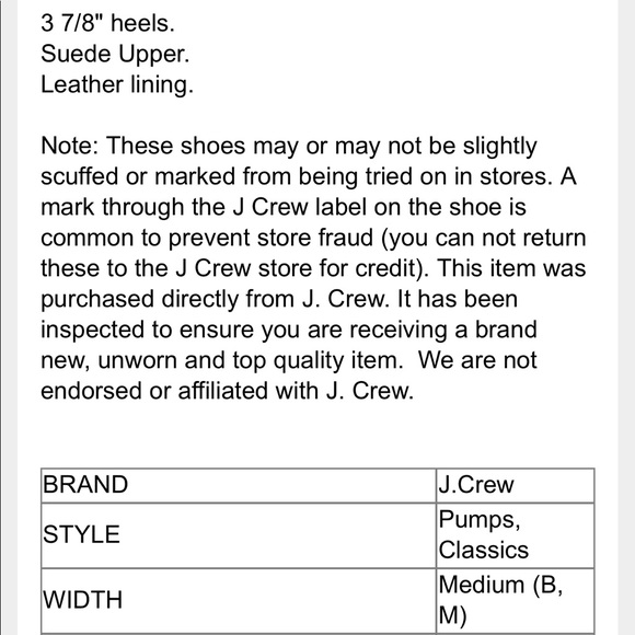 J Crew Elsie Fringe Suede D Orsay NEW - Picture 6 of 6